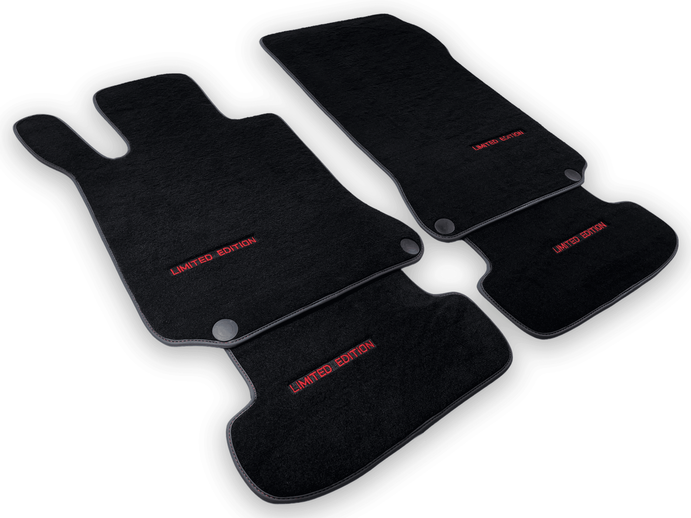 Black Floor Mats For Mercedes Benz CLA-Class C117 Coupe (2013-2019) | Limited Edition - AutoWin