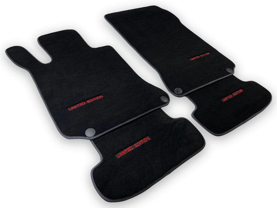 Black Floor Mats For Mercedes Benz E-Class S212 Estate Facelift (2013-2016) | Limited Edition - AutoWin