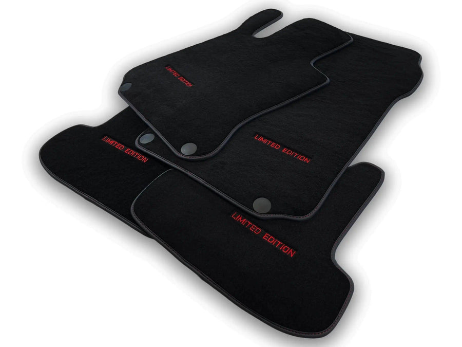 Black Floor Mats For Mercedes Benz E-Class S212 Estate Facelift (2013-2016) | Limited Edition - AutoWin