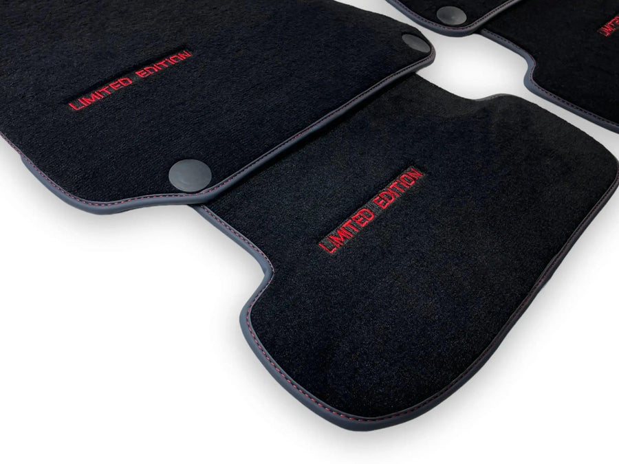 Black Floor Mats For Mercedes Benz E-Class S212 Estate Facelift (2013-2016) | Limited Edition - AutoWin