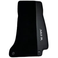 Black Floor Mats for Mercedes Benz E-Class W213 Sedan (2020-2023) Hybrid | "NO STEPS" Fluorescent Logo - AutoWin