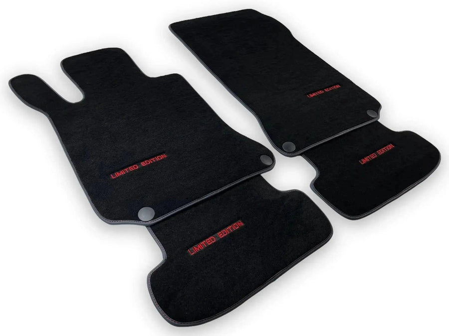 Black Floor Mats For Mercedes Benz GLC-Class X254 SUV 300e 4Matic (2023-2024) | Limited Edition - AutoWin