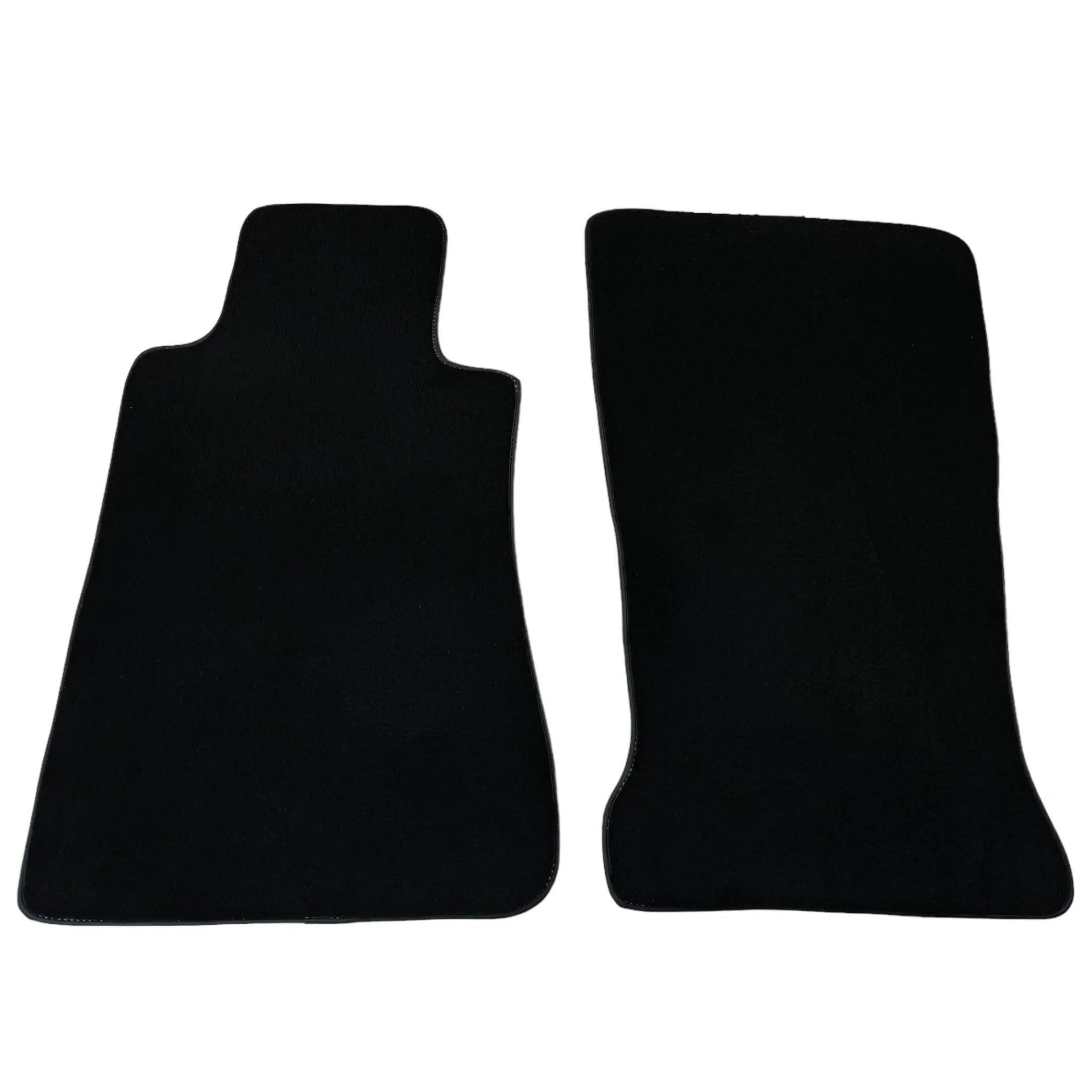 Black Floor Mats for Mercedes-Benz R107/C107 Coupe (1971-1989) - AutoWin