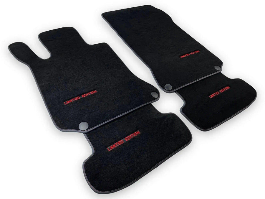 Black Floor Mats For Mercedes Benz S-Class A217 Convertible (2014-2023) | Limited Edition - AutoWin