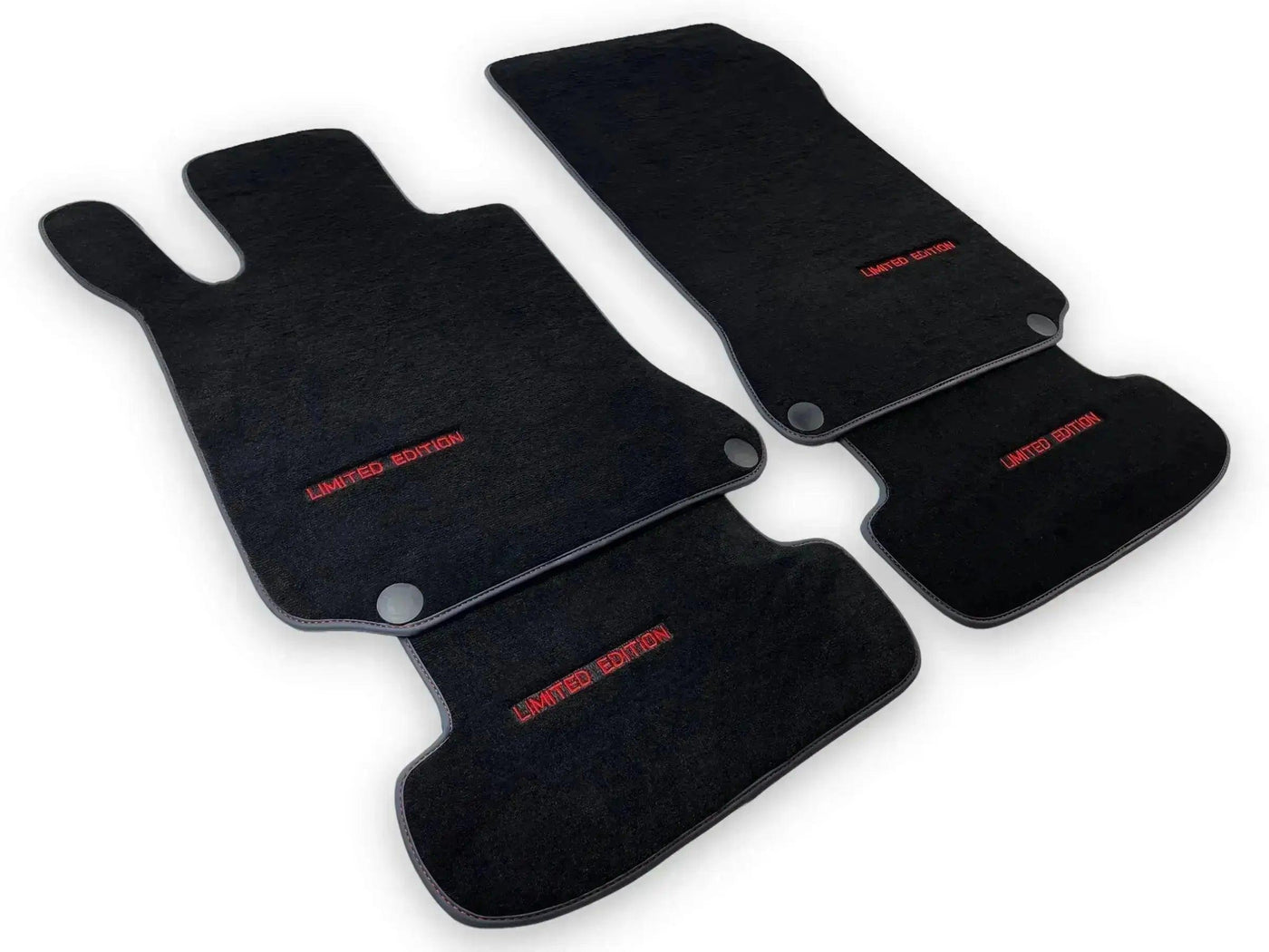 Black Floor Mats For Mercedes Benz S-Class V222 (2013-2020) Long Wheelbase | Limited Edition - AutoWin