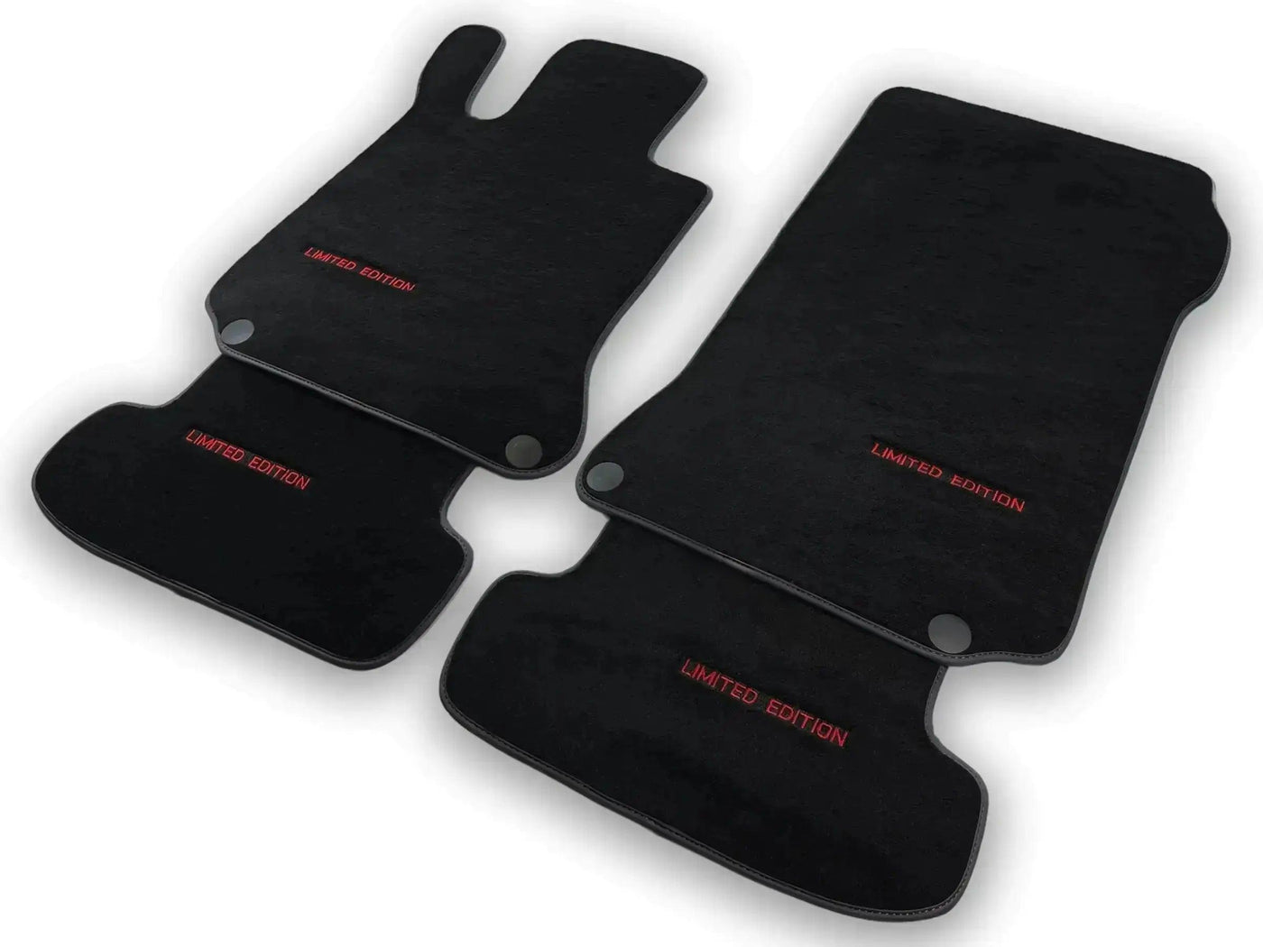 Black Floor Mats For Mercedes Benz S-Class X222 Maybach (2015-2021) | Limited Edition - AutoWin