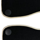 Black Floor Mats For Mercedes-Benz SL-Class R129 (1989-2001) ER56 Design - AutoWin