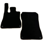 Black Floor Mats For Mercedes-Benz SL-Class R231 (2012-2022) Beige Trim - AutoWin