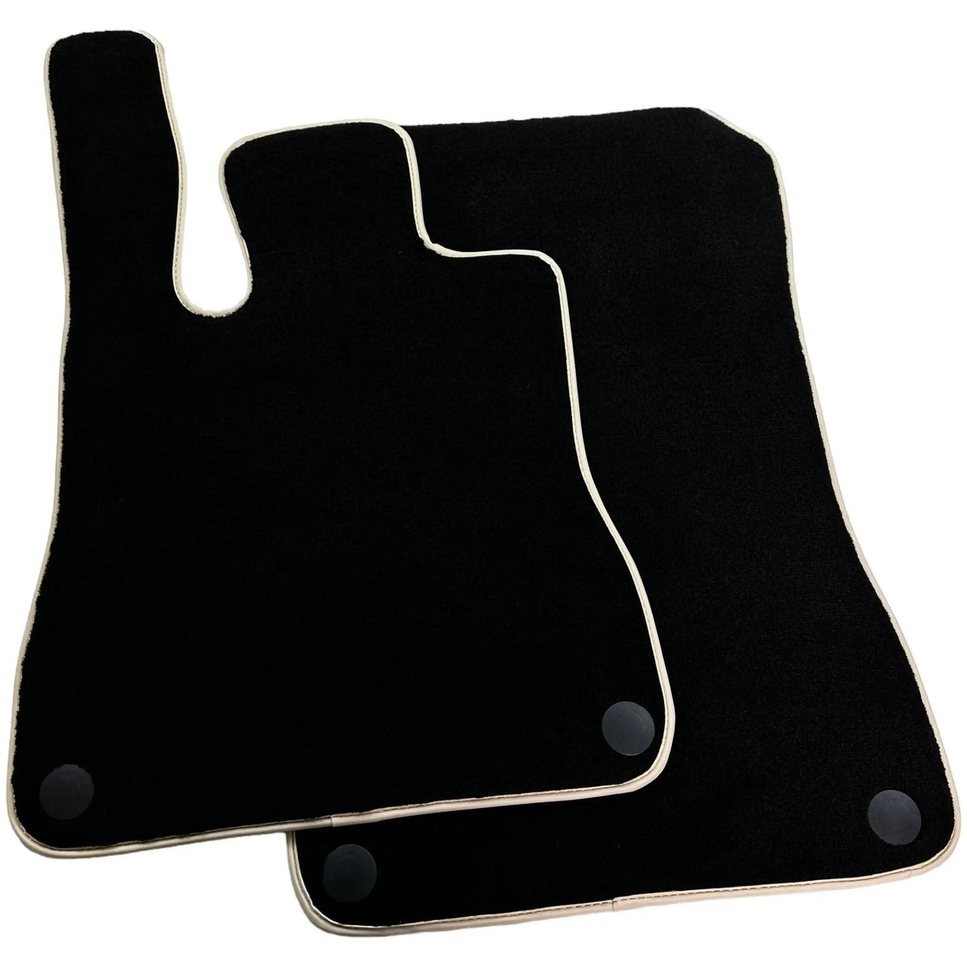 Black Floor Mats For Mercedes-Benz SL-Class R232 (2022-2023) Beige Trim - AutoWin