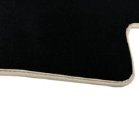 Black Floor Mats For Mercedes-Benz SLK-Class R170 (1998-2000) ER56 Design - AutoWin