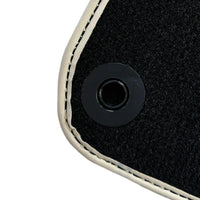 Black Floor Mats For Mercedes-Benz SLK-Class R170 (2000-2004) ER56 Design - AutoWin