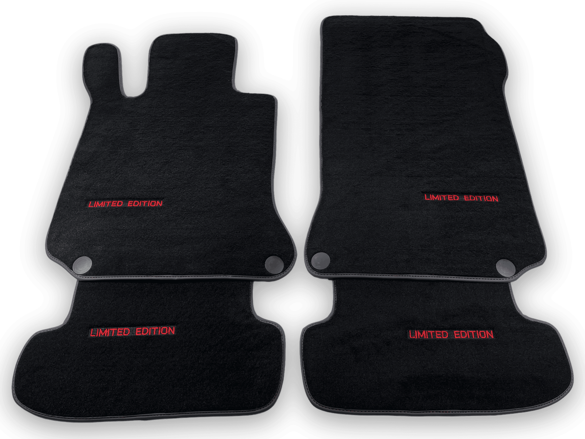 Black Floor Mats For Mercedes Benz V-Class 447 Front (2019-2023) | Limited Edition - AutoWin