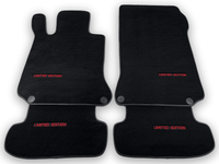 Black Floor Mats For Mercedes Benz V-Class 447 Front (2019-2023) | Limited Edition - AutoWin