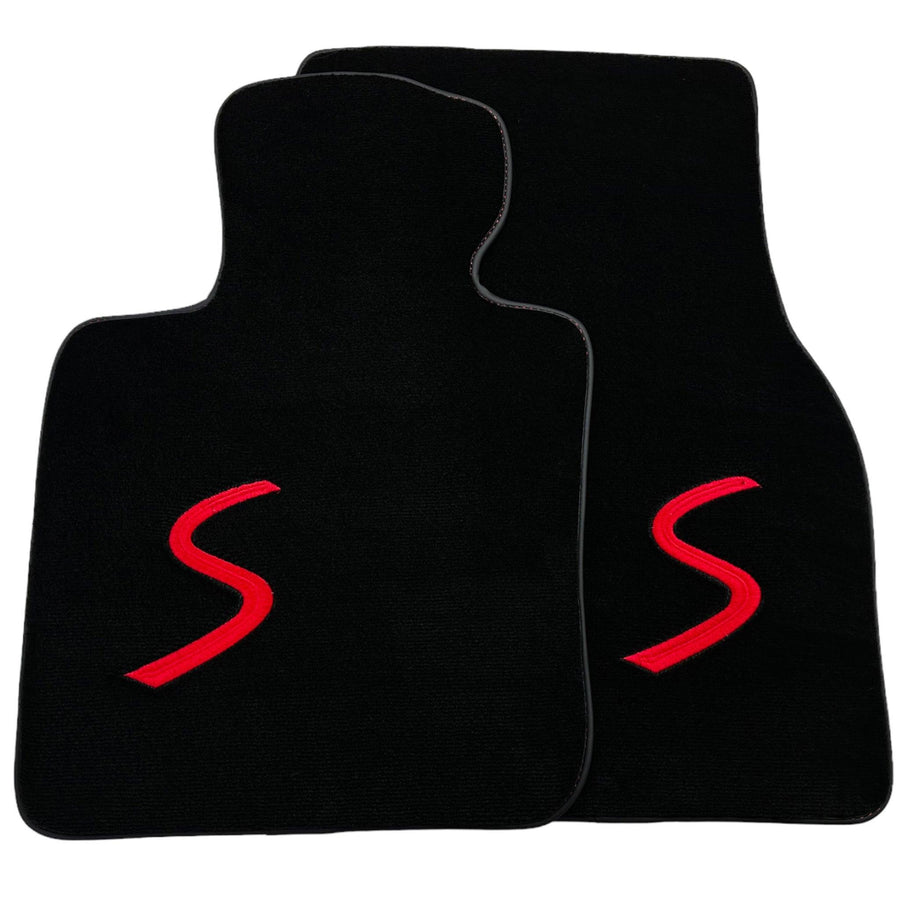 Black Floor Mats for Mini Cabrio R52 Convertible (2004-2009) - AutoWin