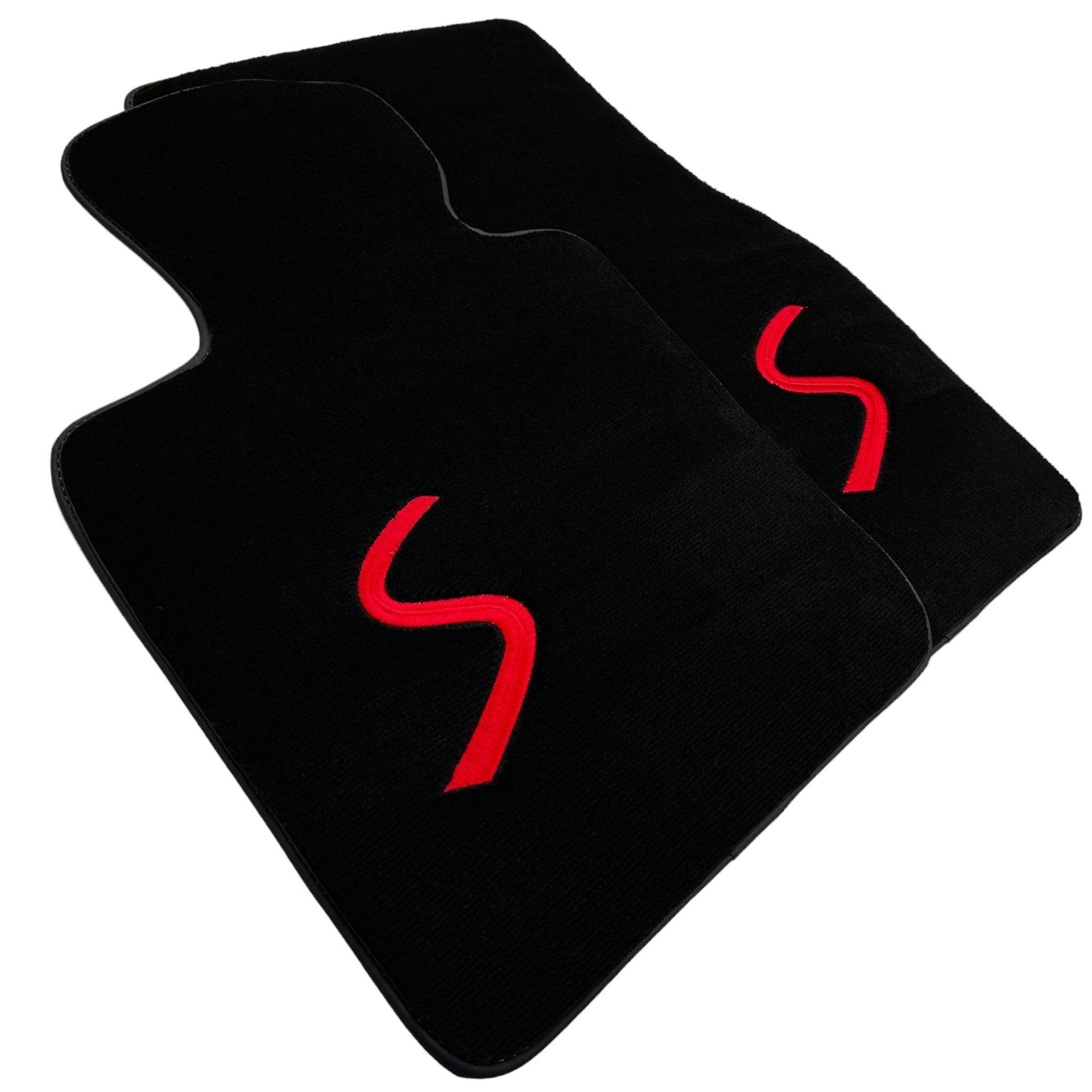 Black Floor Mats for Mini Cabrio R57 Convertible (2009-2016) - AutoWin