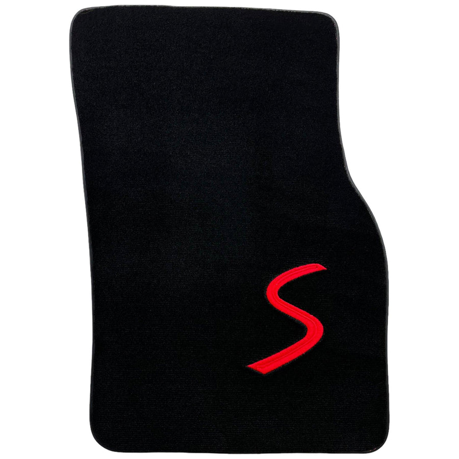 Black Floor Mats for Mini Cooper / One F56 3-doors (2014-2023) - AutoWin