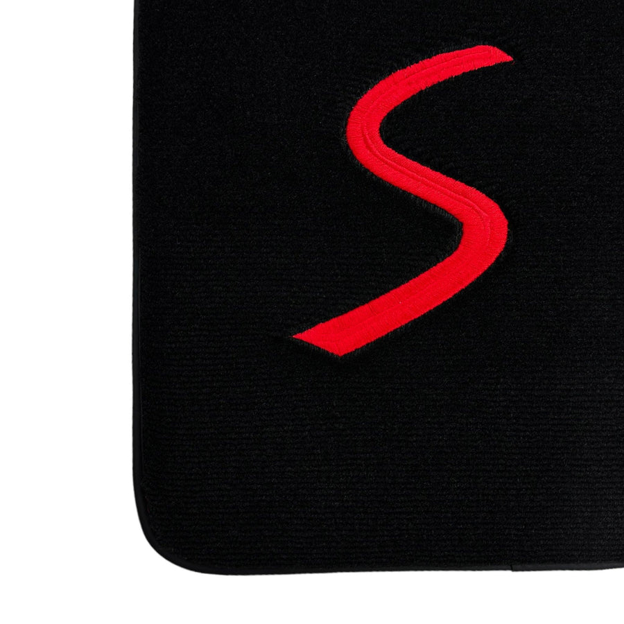 Black Floor Mats for Mini Cooper / One R53 (2001-2007) Cooper S - AutoWin