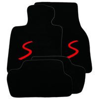 Black Floor Mats for Mini Countryman F60 Hybrid (2020-2023) - AutoWin