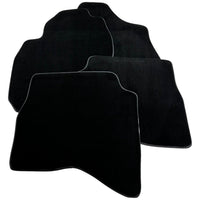 Black Floor Mats For Mitsubishi Pajero 1999-2005 - AutoWin