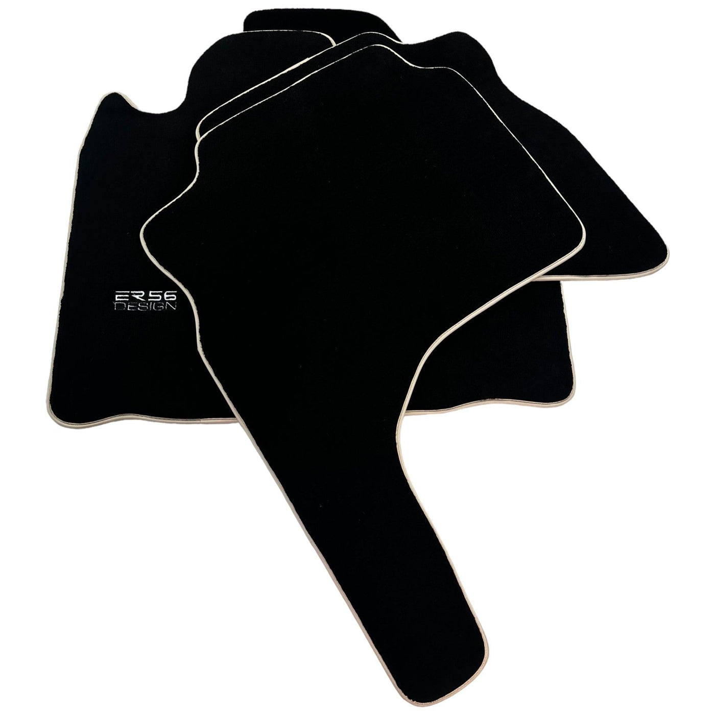 Black Floor Mats For Mitsubishi Pajero Sport (1996-2006) ER56 Design - AutoWin