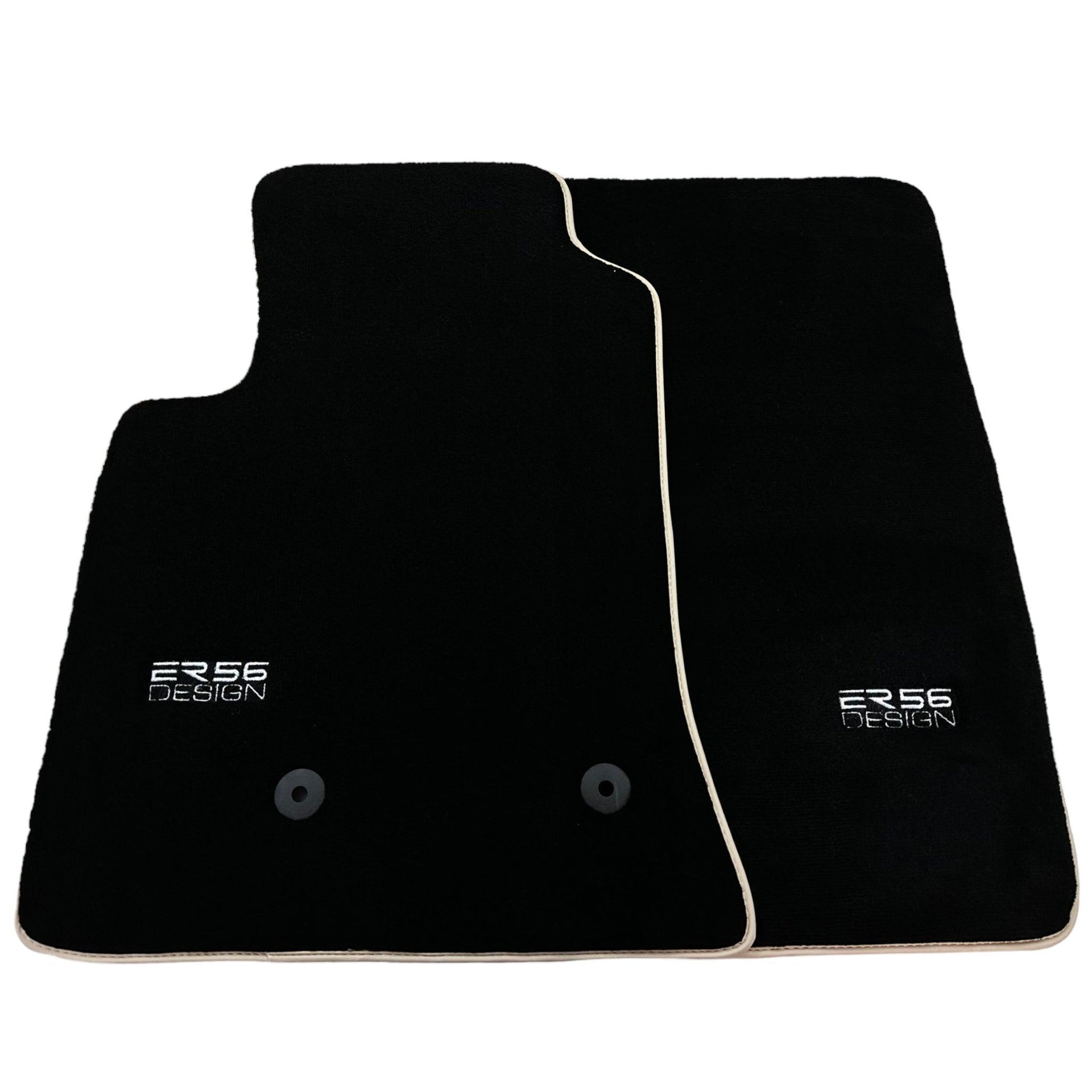Black Floor Mats For Mitsubishi Pajero V80 (2006-2011) ER56 Design - AutoWin