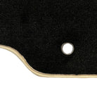 Black Floor Mats For Nissan 300ZX (1990-2000) Beige Trim - AutoWin