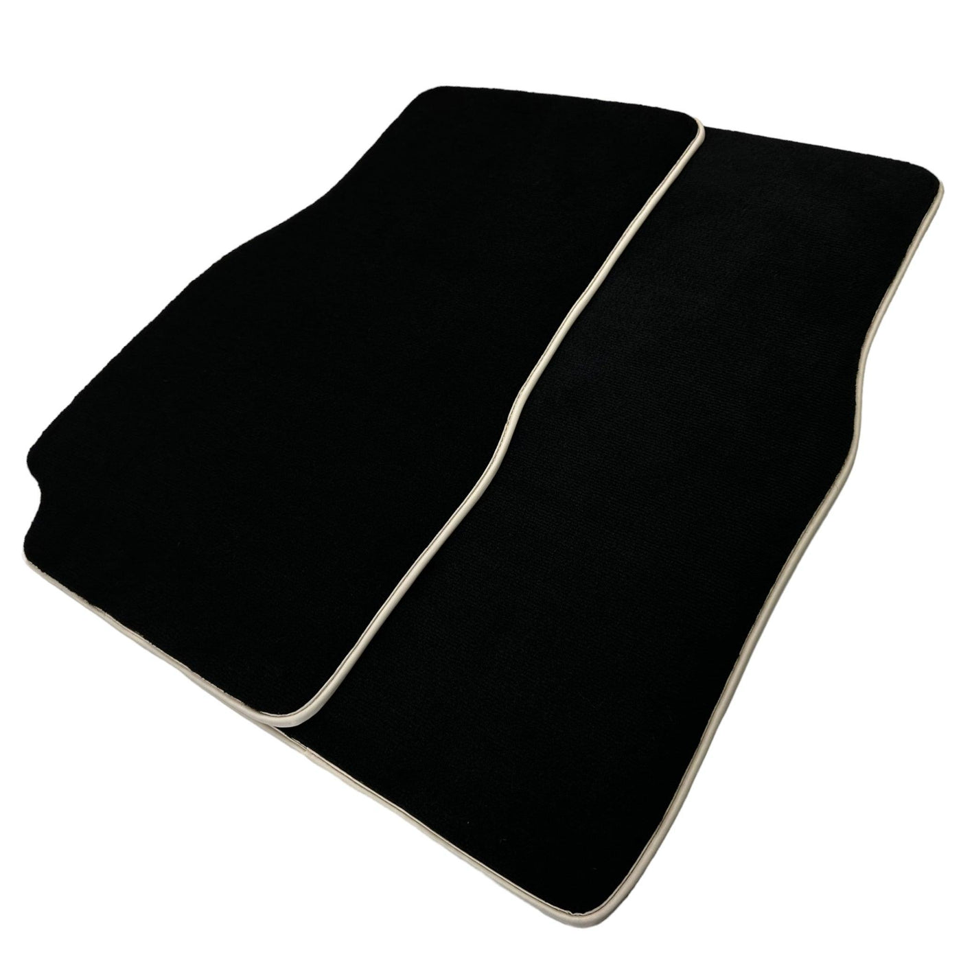 Black Floor Mats for Nissan Patrol (1988-1998) | Beige Trim - AutoWin