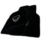 Black Floor Mats for Pontiac FireBird (1993-2002) with Trans Am Logo - AutoWin