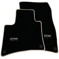 Black Floor Mats for Porsche Cayenne (2010-2018) ER56 Design - AutoWin