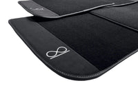 Black Floor Mats For Rolls Royce Black Badge Cullinan - AutoWin
