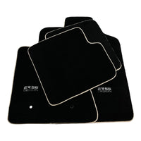 Black Floor Mats For Toyota Corolla E12 (2001-2007) ER56 Design - AutoWin