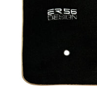 Black Floor Mats For Toyota Corolla E12 (2001-2007) ER56 Design - AutoWin