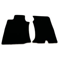 Black Floor Mats For Toyota Land Cruiser 120 (2002-2009) | Beige Trim - AutoWin