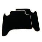 Black Floor Mats For Toyota Land Cruiser 120 (2002-2009) | Beige Trim - AutoWin