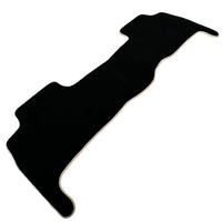 Black Floor Mats For Toyota Land Cruiser 150 (2009-2022) Beige Trim | ER56 Design - AutoWin