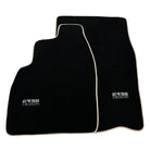 Black Floor Mats For Toyota Land Cruiser 80 (1985-1997) Beige Trim | ER56 Design - AutoWin