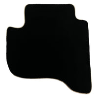 Black Floor Mats For Toyota Land Cruiser 90 (1997-2003) Beige Trim | ER56 Design - AutoWin