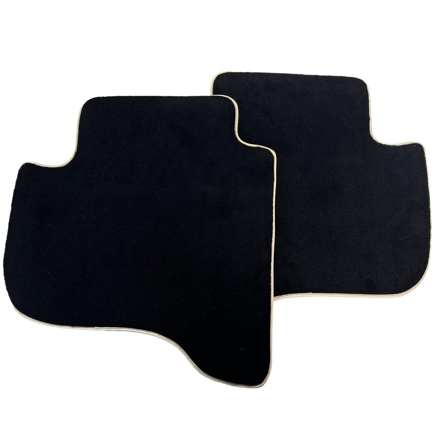 Black Floor Mats For Toyota Land Cruiser 90 (1997-2003) | Beige Trim - AutoWin