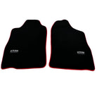 Black Floor Mats For Toyota Land Cruiser 90 (1997-2003) Red Trim | ER56 Design - AutoWin