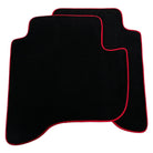 Black Floor Mats For Toyota Land Cruiser 90 (1997-2003) Red Trim | ER56 Design - AutoWin