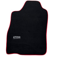 Black Floor Mats For Toyota Land Cruiser 90 (1997-2003) Red Trim | ER56 Design - AutoWin