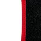 Black Floor Mats for Toyota Prius (2009-2012) with Red Trim - AutoWin