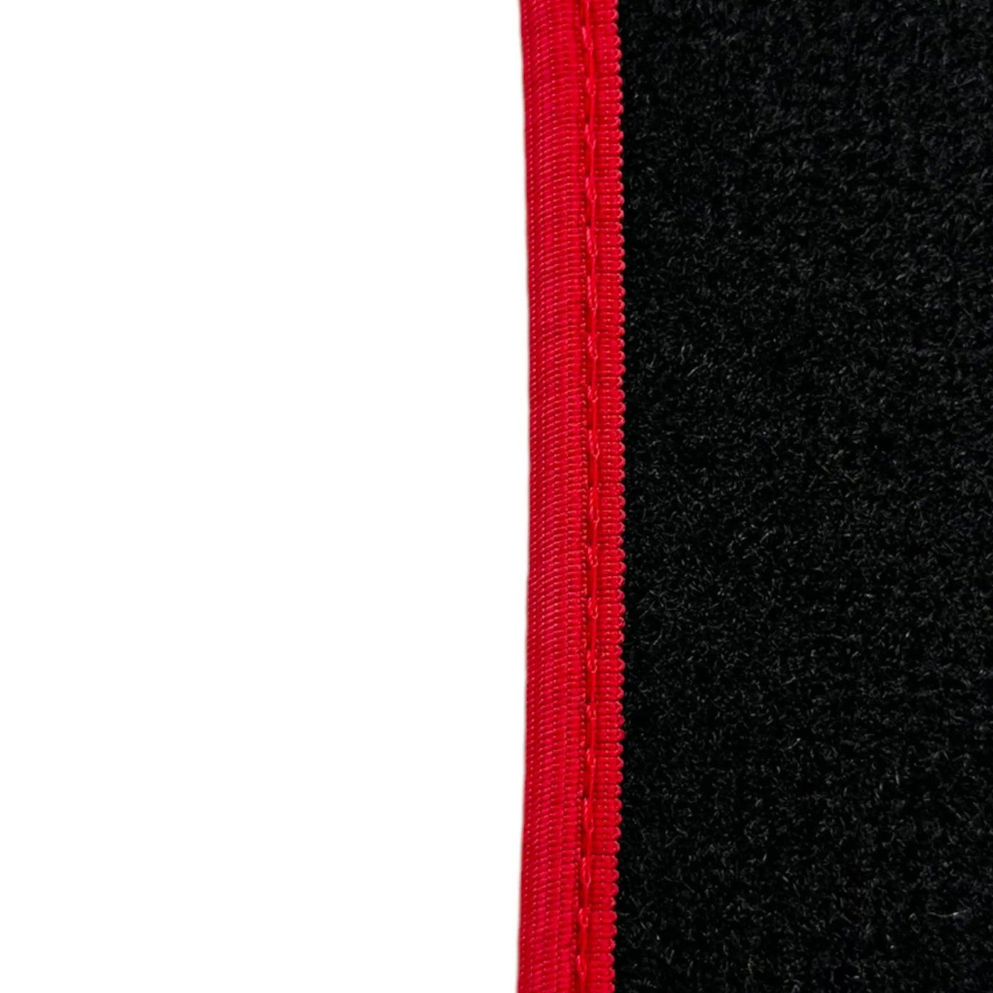 Black Floor Mats for Toyota Prius (2009-2012) with Red Trim - AutoWin