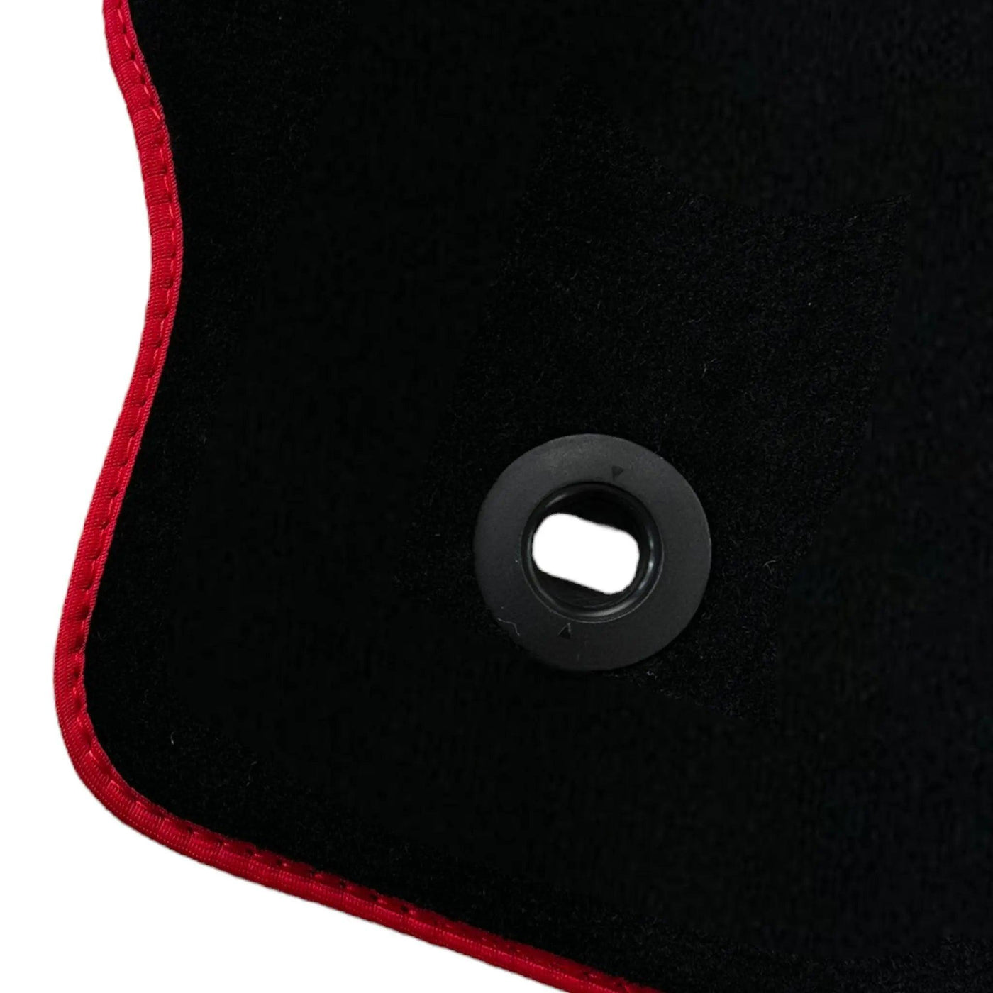 Black Floor Mats for Toyota Prius (2009-2012) with Red Trim - AutoWin