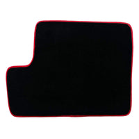 Black Floor Mats For Toyota RAV4 (2000-2003) ER56 Design with Red Trim - AutoWin