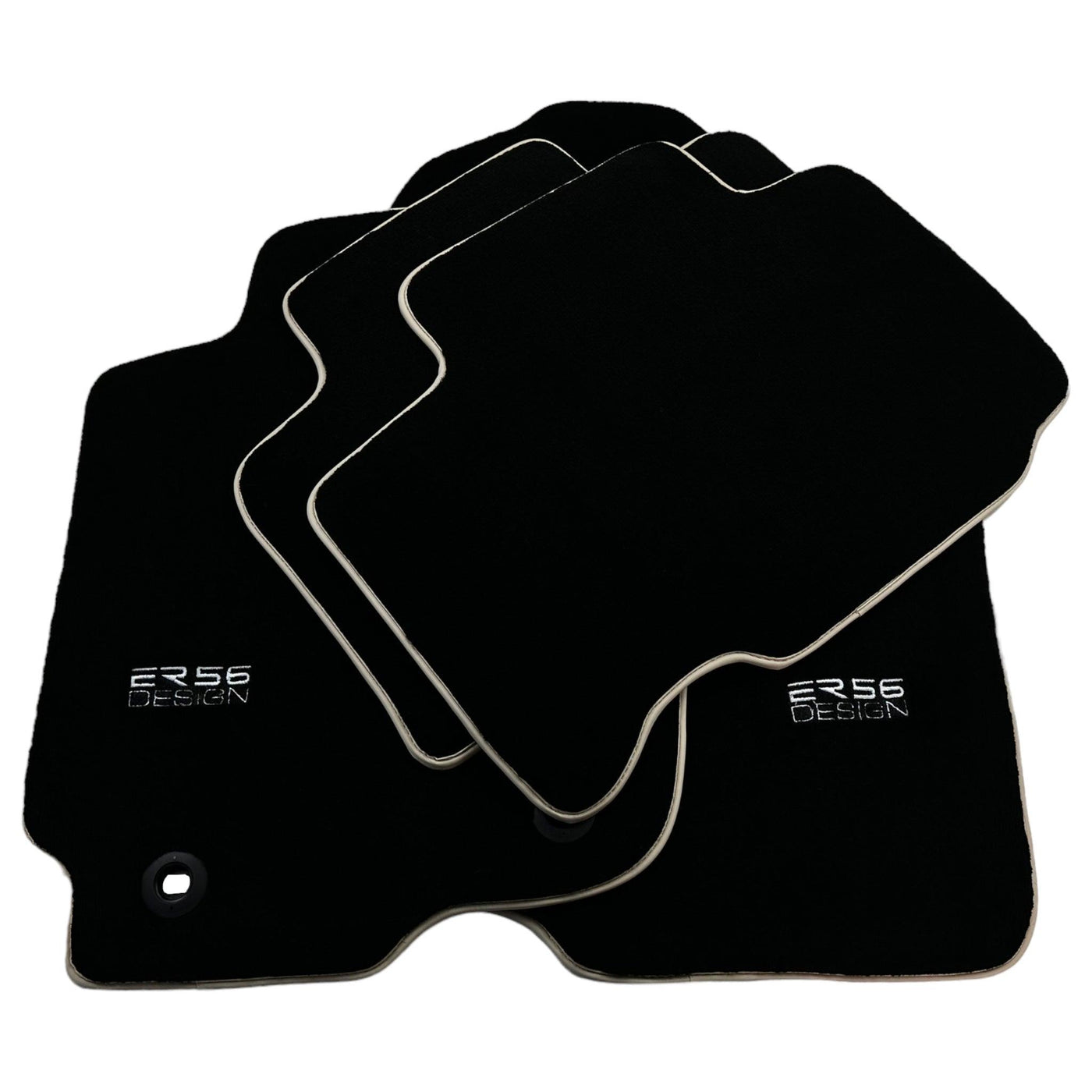 Black Floor Mats For Toyota RAV4 (2013-2018) ER56 Design - AutoWin