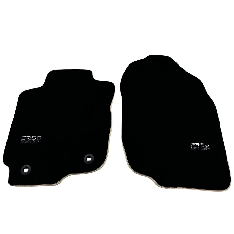 Black Floor Mats For Toyota RAV4 (2013-2018) ER56 Design - AutoWin