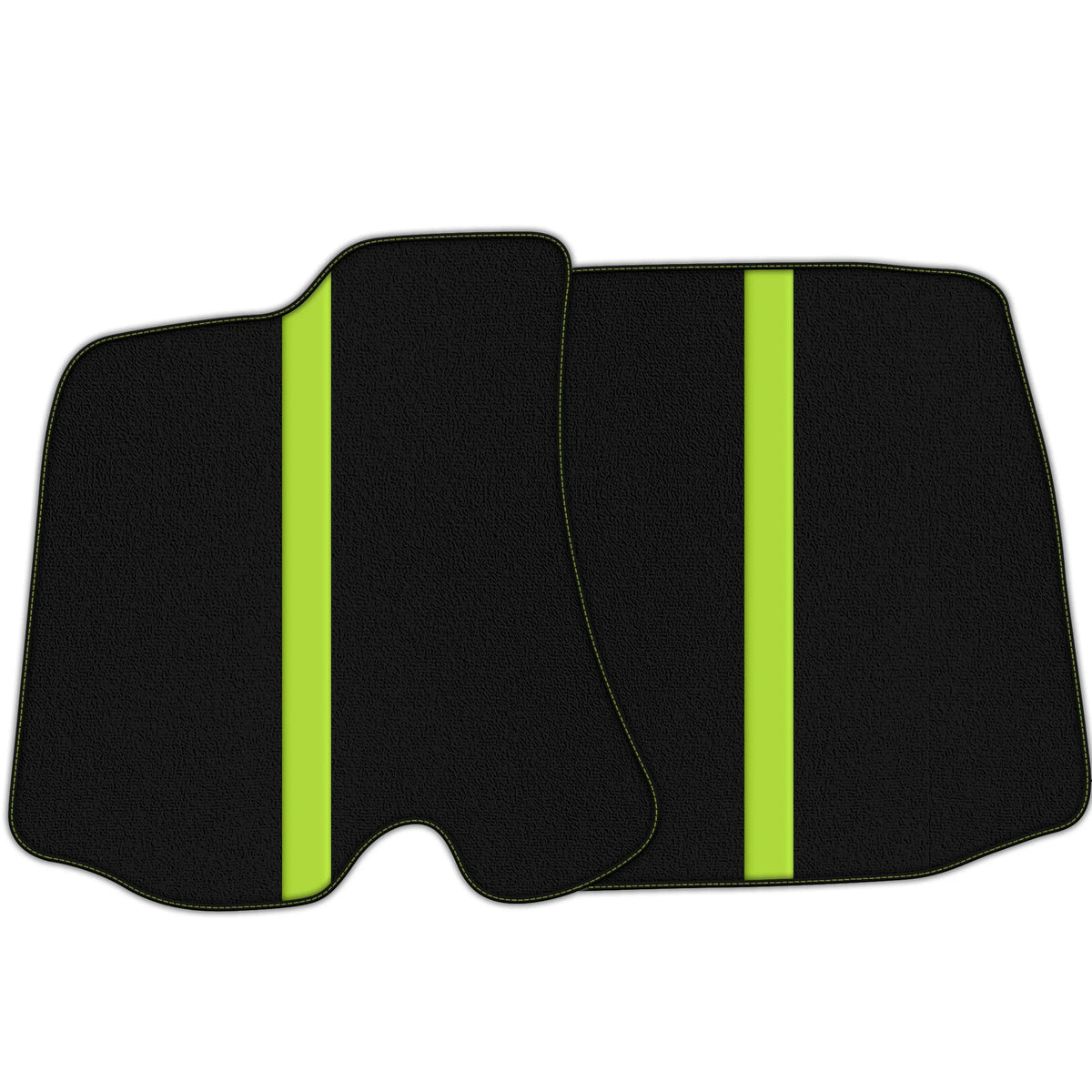Black Floor Mats with Leather Line for Ferrari Portofino (2018-2023) - Various Colors