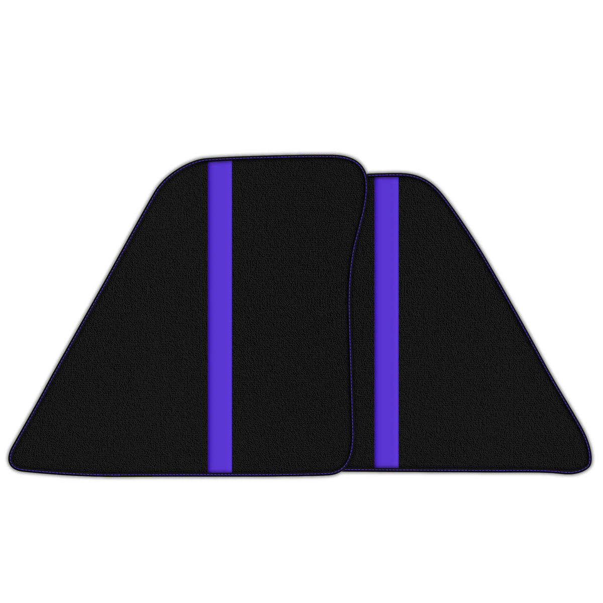 Black Floor Mats with Leather Line for Ferrari SF90 Stradale (2019-2024) - Various Colors