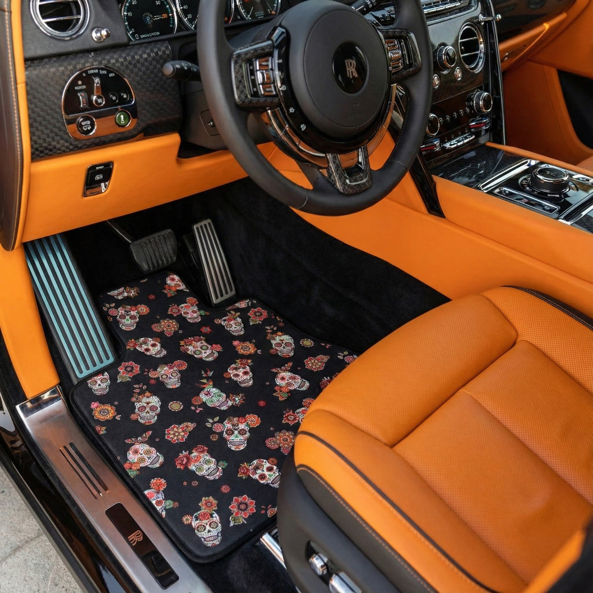 Interior look of floor mats for Rolls-Royce Cullinan (2018-2025)